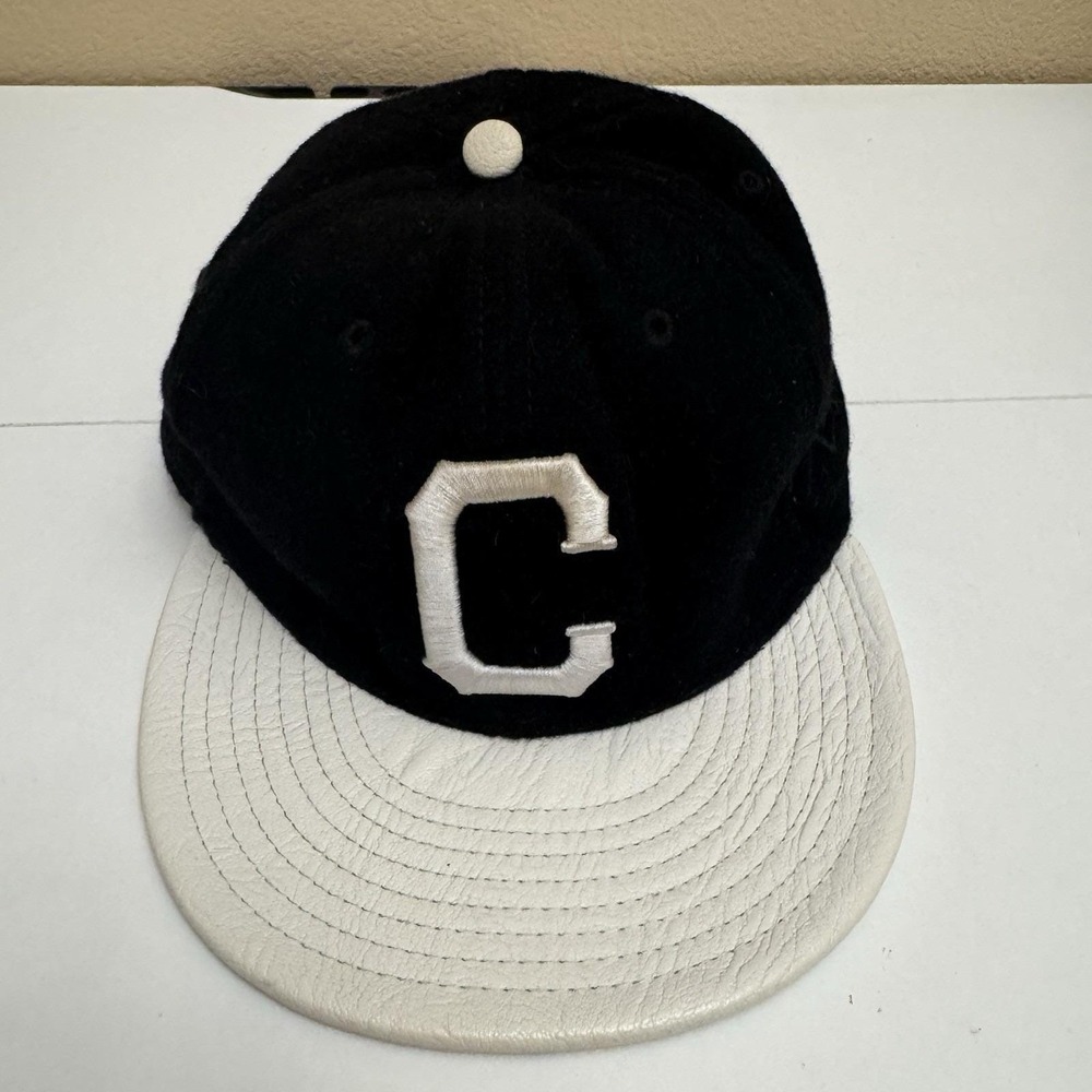 Crooks And Castles New Era Black 7 3/8 Fitted 59fifty Used Custom Designer Hat